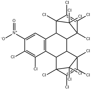 1,2-DICHLORO-3-NITRONAPHTHALENE-BIS(HEXA -CHLOROCYCLOPENTADIENE) ADDUCT, TECH Structure