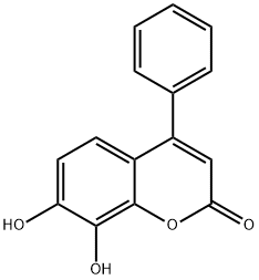 7 8-DIHYDROXY-4-PHENYLCOUMARIN Structure