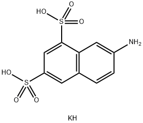 7-AMINO-1,3-NAPHTHALENEDISULFONIC ACID MONOPOTASSIUM SALT Structure