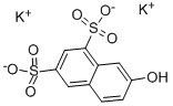 Dipotassium 7-hydroxynaphthalene-1,3-disulphonate Structure