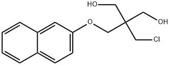 2-(Chloromethyl)-2-[(2-naphtyloxy)methyl]-1,3-propanediol Structure