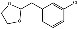 1-클로로-3-(1,3-DIOXOLAN-2-YLMETHYL)벤젠 구조식 이미지