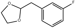 3-(1,3-DIOXOLAN-2-YLMETHYL)-1-FLUOROBENZENE Structure