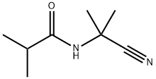 N-(1-Cyano-1-methylethyl)isobutyramide Structure