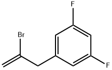 2-BROMO-3-(3,5-DIFLUOROPHENYL)-1-PROPENE Structure