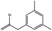 2-브로모-3-(3,5-다이메틸페닐)-1-프로펜 구조식 이미지