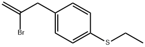 2-브로모-3-[4-(에틸티오)페닐]-1-프로펜 구조식 이미지