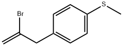 2-BROMO-3-[4-(METHYLTHIO)PHENYL]-1-PROPENE Structure