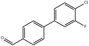 4-(2-Chloro-4-fluorophenyl)benzaldehyde 구조식 이미지