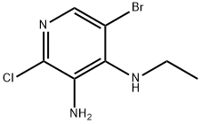 5-broMo-2-chloro-N-ethylpyridine-3,4-diaMine Structure