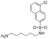 N-(6-Aminohexyl)-5-chloro-2-naphthalenesulfonamide Structure
