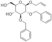 ALLYL-2,3-DI-O-BENZYL-BETA-D-GLUCOPYRANOSIDE Structure