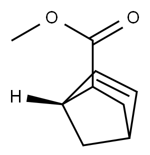 Bicyclo[2.2.1]hept-5-ene-2-carboxylic acid, methyl ester, (1R-exo)- (9CI) 구조식 이미지