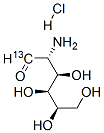 D-GLUCOSAMINE-1-13C HYDROCHLORIDE Structure