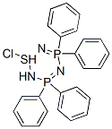 1-클로로-3,3,5,5-테트라페닐-1H-1,2,4,6,3,5-티아트리아자디포스포린 구조식 이미지