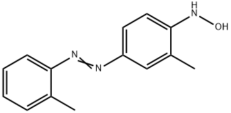 Hydroxylamine, N-(4-(o-tolylazo)-o-tolyl)- Structure