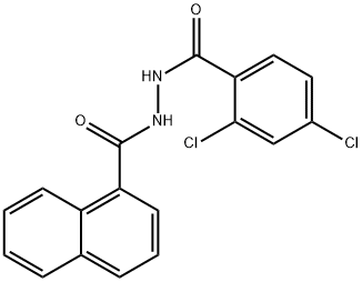 2'-(2,4-dichlorobenzoyl)-1-naphthohydrazide Structure