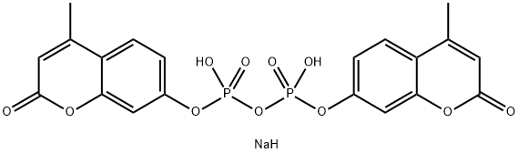 4-METHYLUMBELLIFERYL PYROPHOSPHATE DIESTER DISODIUM SALT Structure