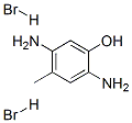 2,5-디아미노-4-메틸페놀디히드로브로마이드 구조식 이미지
