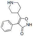 3(2H)-Isoxazolone,  4-phenyl-5-(4-piperidinyl)- 구조식 이미지