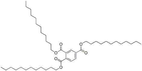 1,2,4-Benzenetricarboxylic acid tridodecyl ester Structure