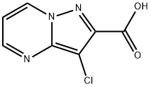 3-클로로피라졸로[1,5-a]피리미딘-2-카르복실산(SALTDATA:FREE) 구조식 이미지