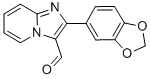 2-BENZO[1,3]DIOXOL-5-YL-IMIDAZO[1,2-A]PYRIDINE-3-CARBALDEHYDE 구조식 이미지