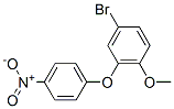 3-브로모-6-메톡시-1-(4-니트로페녹시)벤젠 구조식 이미지