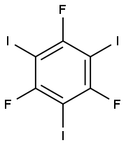1,3,5-Trifluoro-2,4,6-triiodobenzene Structure