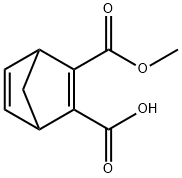 Bicyclo[2.2.1]hepta-2,5-diene-2,3-dicarboxylic acid, 2-Methyl ester 구조식 이미지