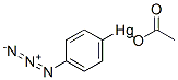 4-(acetoxymercuri)phenyl azide Structure