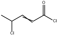 4-Chloro-2-pentenoyl Chloride 구조식 이미지