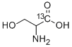 DL-SERINE (1-13C) Structure