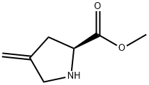 L-Proline, 4-methylene-, methyl ester (9CI) Structure