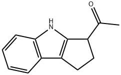 Ethanone, 1-(1,2,3,4-tetrahydrocyclopent[b]indol-3-yl)- (9CI) Structure