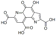 2,7,9-트리카르복시피롤로(2,3-f)퀴놀린-4-올-5-온 구조식 이미지