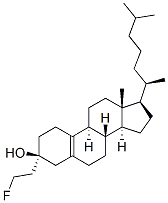 6 beta-(2'-fluoro)ethyl-19-norcholest-5(10)-en-3 beta-ol 구조식 이미지