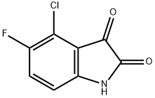 4-chloro-5-fluoro-1H-indole-2,3-dione Structure