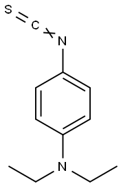 4-диэтиламинофенил изотиоциана структурированное изображение