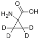 1-AMINOCYCLOPROPANE-2,2,3,3-D4-1-CARBOXYLIC ACID Structure
