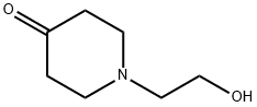 1-(2-히드록시에틸)-4-피페리돈 구조식 이미지