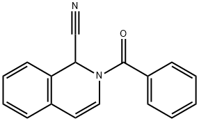 1-CYANO-2-BENZOYL-1,2-DIHYDROISOQUINOLINE 구조식 이미지
