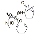 [R-(R*,S*)]-(2-hydroxy-1-methyl-2-phenylethyl)dimethylammonium (1S)-2-oxobornane-10-sulphonate 구조식 이미지