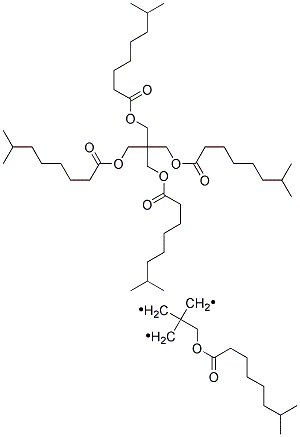 Isononanoic acid, mixed esters with dipentaerythritol, heptanoic acid and pentaerythritol Structure