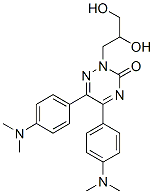 2-(2,3-dihydroxypropyl)-5,6-bis(4-dimethylaminophenyl)-1,2,4-triazin-3 -one 구조식 이미지