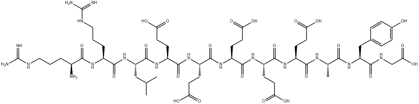 ARG-ARG-GASTRIN FRAGMENT 22-30 Structure