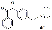 1-[[4-(oxophenylacetyl)phenyl]methyl]pyridinium bromide  구조식 이미지