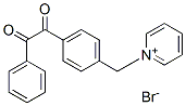 1-[[4-(oxophenylacetyl)phenyl]methyl]pyridinium bromide  Structure