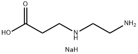 나트륨N-(2-아미노에틸)-베타-알라니네이트 구조식 이미지