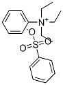 N,N,N-triethylanilinium phenylsulphonate  구조식 이미지